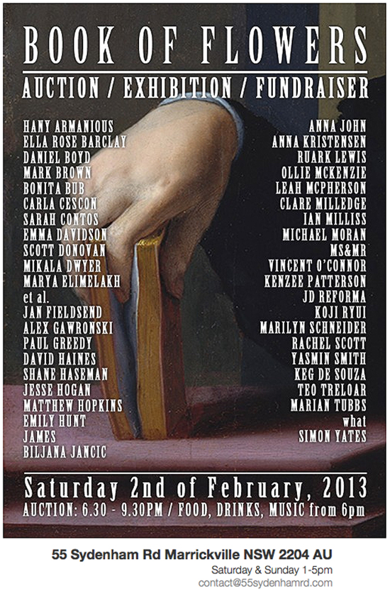 Book of Flowers invite